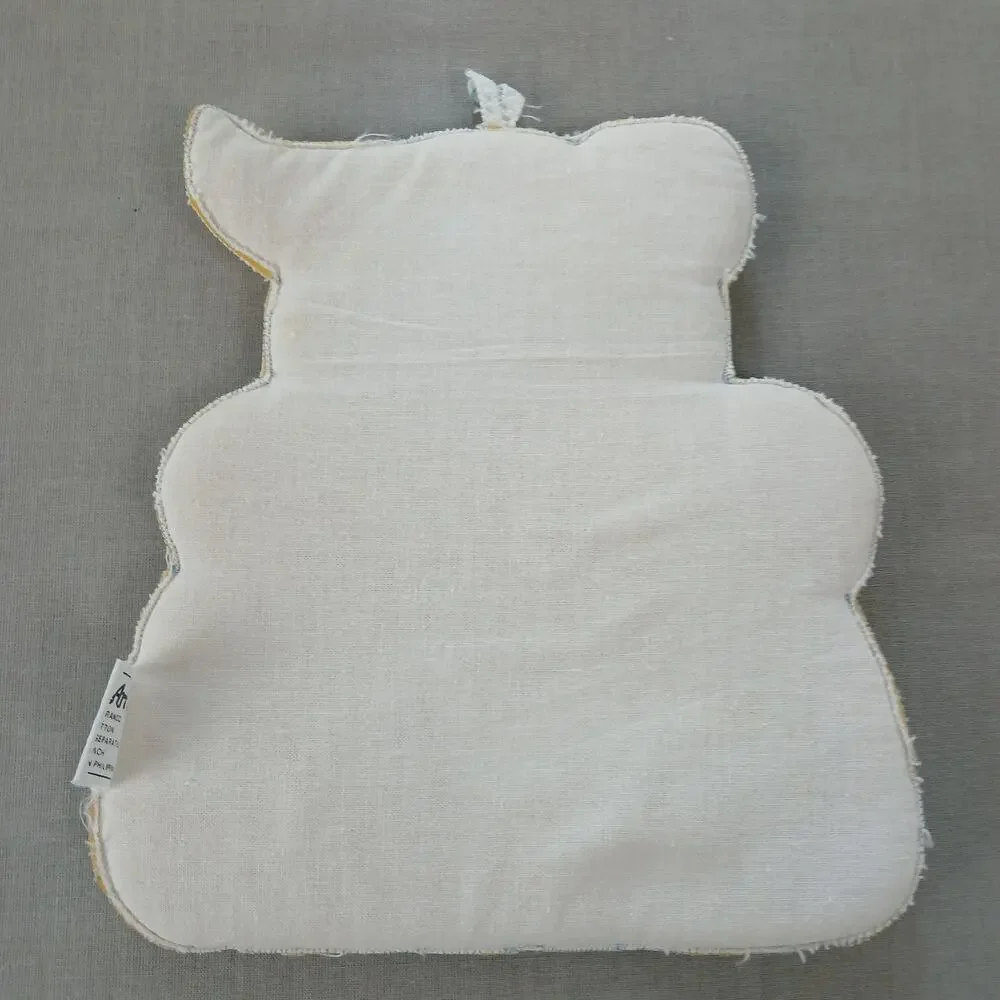 Vintage Handmade Bunny Rabbit Hot Pad Trivet cottage country classic patchwork